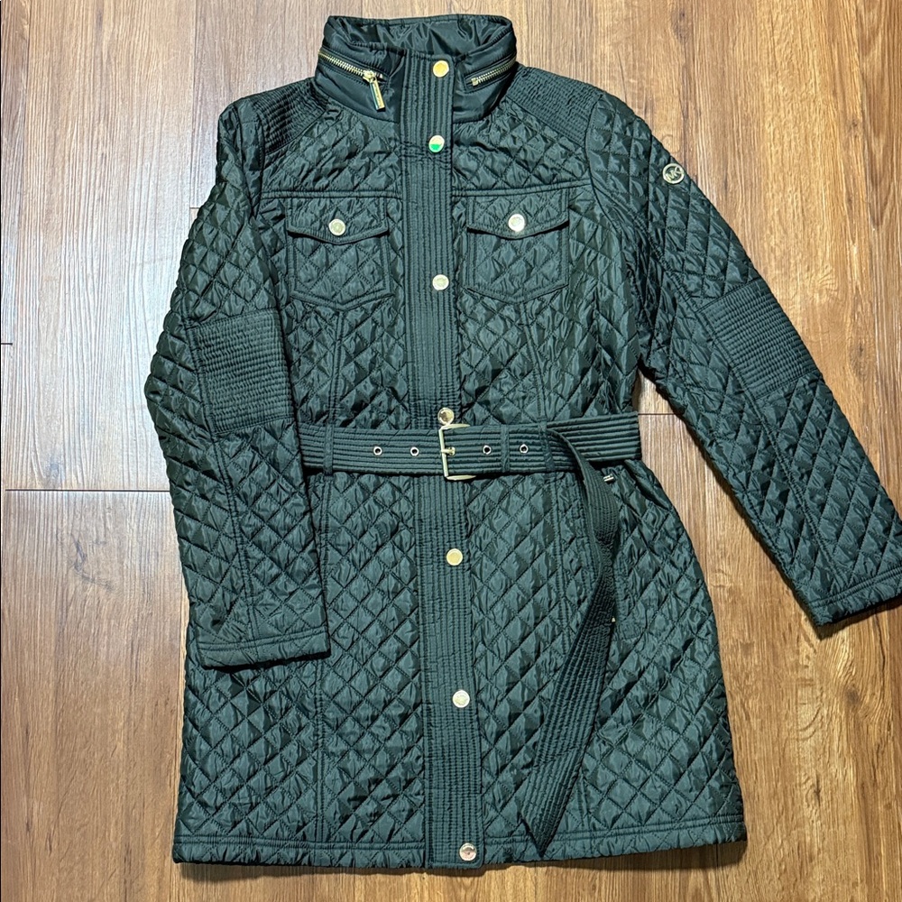 Michael Kors Quilted women’s Jacket - dark forest green
